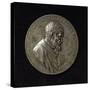 Medal Portraying Michelangelo Buonarroti-null-Stretched Canvas