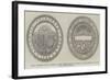 Medal Presented by the American Chamber of Commerce at Liverpool to Those Engaged in Laying the Atl-null-Framed Giclee Print