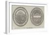 Medal Presented by the American Chamber of Commerce at Liverpool to Those Engaged in Laying the Atl-null-Framed Giclee Print