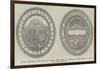 Medal Presented by the American Chamber of Commerce at Liverpool to Those Engaged in Laying the Atl-null-Framed Giclee Print