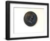 Medallion Made of Plaster, with Profile Portrait of George Washington-James Wehn-Framed Giclee Print