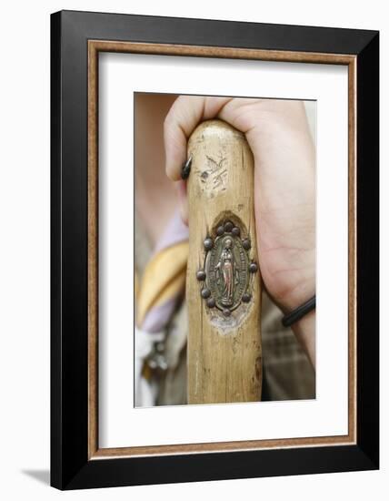 Medallion on a walking stick, Ars-sur-Formans, Ain, France-Godong-Framed Photographic Print