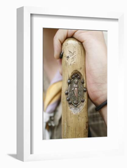 Medallion on a walking stick, Ars-sur-Formans, Ain, France-Godong-Framed Photographic Print