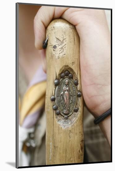 Medallion on a walking stick, Ars-sur-Formans, Ain, France-Godong-Mounted Photographic Print