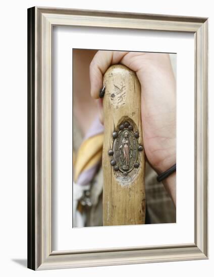 Medallion on a walking stick, Ars-sur-Formans, Ain, France-Godong-Framed Photographic Print