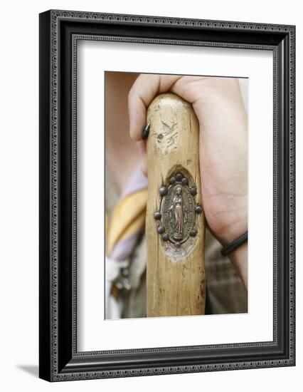 Medallion on a walking stick, Ars-sur-Formans, Ain, France-Godong-Framed Photographic Print