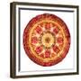 Medallion Plate Reversed-Milli Villa-Framed Premium Giclee Print