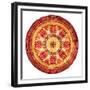 Medallion Plate Reversed-Milli Villa-Framed Premium Giclee Print