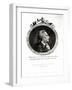 Medallion Portrait of Giacomo Casanova Age 63, 1788-Johann Berka-Framed Giclee Print