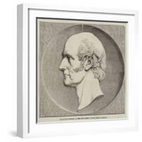 Medallion Portrait of the Late Robert Vernon, Esquire, by Behnes-null-Framed Giclee Print