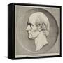 Medallion Portrait of the Late Robert Vernon, Esquire, by Behnes-null-Framed Stretched Canvas