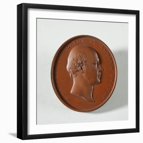 Medallion to Francis Chantrey, 1846-Edward William Wyon-Framed Giclee Print