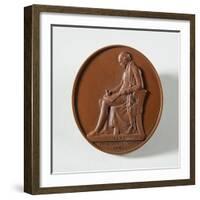 Medallion to Francis Chantrey, 1846-Edward William Wyon-Framed Giclee Print