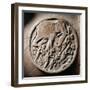 Medallion with Monkeys and Elephants-null-Framed Giclee Print