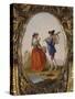 Medallion with Scene Depicting Traditional Dress from Campania, Italy-Raimondo Compagnini-Stretched Canvas