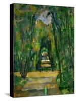 Medan, chateau et village (Castle and village of Medan), around 1885-Paul Cezanne-Stretched Canvas