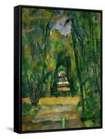 Medan, chateau et village (Castle and village of Medan), around 1885-Paul Cezanne-Framed Stretched Canvas