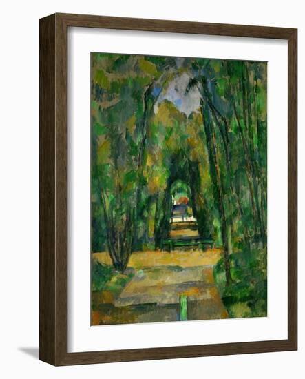 Medan, chateau et village (Castle and village of Medan), around 1885-Paul Cezanne-Framed Giclee Print