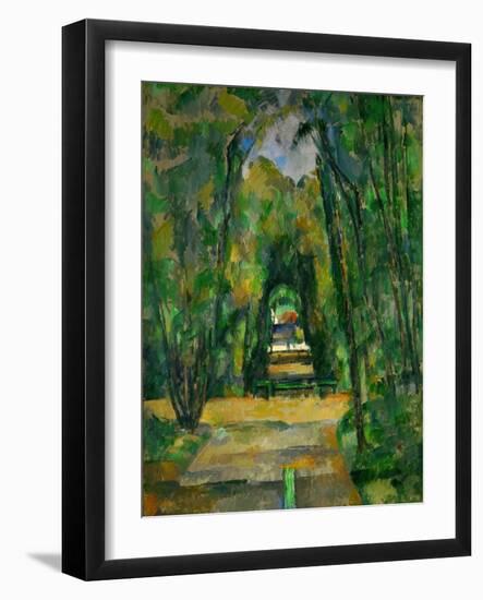 Medan, chateau et village (Castle and village of Medan), around 1885-Paul Cezanne-Framed Giclee Print