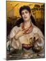 Medea, 1868, by Frederick Sandys, 1829-1904, English, painting,-Frederick Sandys-Mounted Art Print