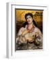 Medea, 1868, by Frederick Sandys, 1829-1904, English, painting,-Frederick Sandys-Framed Art Print