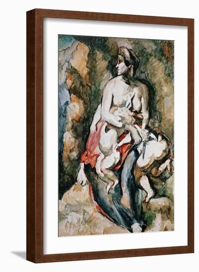 Medea, 1880-Paul Cézanne-Framed Giclee Print