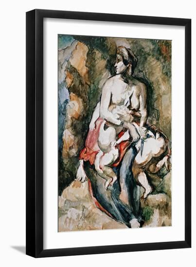 Medea, 1880-Paul Cézanne-Framed Giclee Print