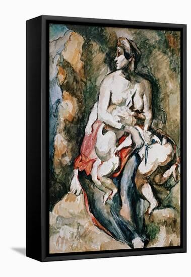 Medea, 1880-Paul Cézanne-Framed Stretched Canvas
