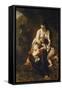 Medea (Médée Furieus)-Eugene Delacroix-Framed Stretched Canvas