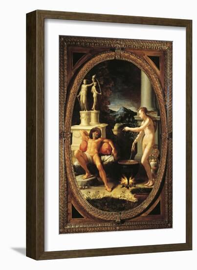 Medea Rejuvenating Aeson-Girolamo Macchietti-Framed Giclee Print
