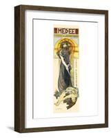 Medee-Alphonse Mucha-Framed Premium Giclee Print