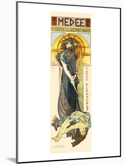 Medee-Alphonse Mucha-Mounted Premium Giclee Print