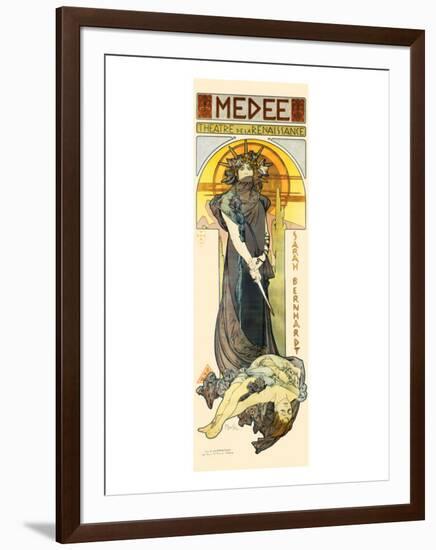 Medee-Alphonse Mucha-Framed Premium Giclee Print