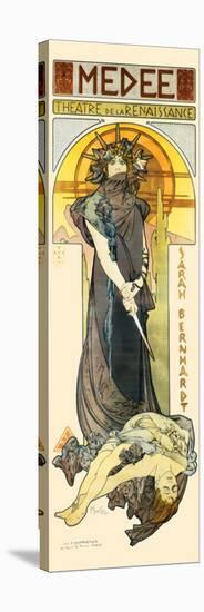 Medee-Alphonse Mucha-Stretched Canvas