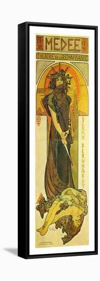 Medee-Alphonse Mucha-Framed Stretched Canvas