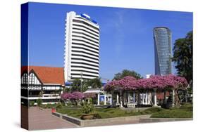 Medeka Square and Skyscrapers, Kuala Lumpur, Malaysia, Southeast Asia, Asia-Richard Cummins-Stretched Canvas