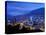 Medellin, Colombia, Elevated View of Downtown Medellin, Aburra Valley Surrounded by the Andes Mount-John Coletti-Stretched Canvas