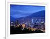 Medellin, Colombia, Elevated View of Downtown Medellin, Aburra Valley Surrounded by the Andes Mount-John Coletti-Framed Photographic Print