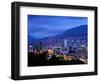 Medellin, Colombia, Elevated View of Downtown Medellin, Aburra Valley Surrounded by the Andes Mount-John Coletti-Framed Photographic Print