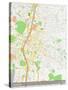 Medellin, Colombia Map-null-Stretched Canvas