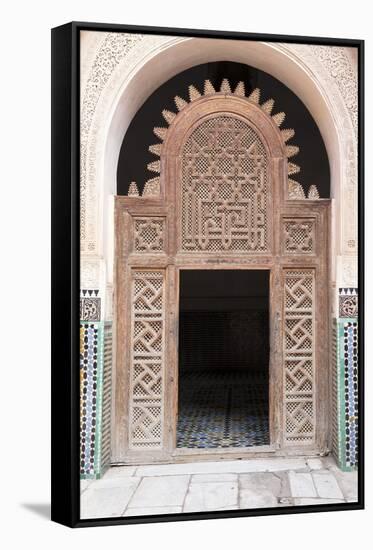 Medersa Ali Ben Youssef (Madrasa Bin Yousuf), Medina, Marrakesh, Morocco-Stephen Studd-Framed Stretched Canvas