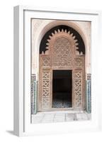 Medersa Ali Ben Youssef (Madrasa Bin Yousuf), Medina, Marrakesh, Morocco-Stephen Studd-Framed Photographic Print