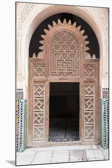 Medersa Ali Ben Youssef (Madrasa Bin Yousuf), Medina, Marrakesh, Morocco-Stephen Studd-Mounted Photographic Print