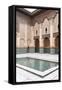 Medersa Ben Youssef Central Courtyard-Matthew Williams-Ellis-Framed Stretched Canvas