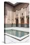 Medersa Ben Youssef Central Courtyard-Matthew Williams-Ellis-Stretched Canvas