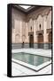 Medersa Ben Youssef Central Courtyard-Matthew Williams-Ellis-Framed Stretched Canvas