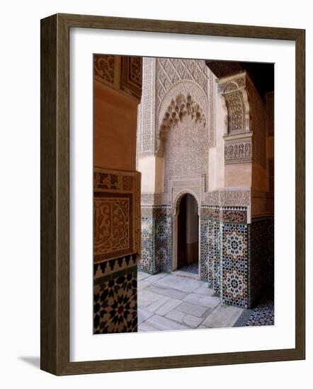 Medersa Ben Youssef, Medina, Marrakesh, Morroco-De Mann Jean-Pierre-Framed Photographic Print