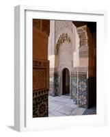 Medersa Ben Youssef, Medina, Marrakesh, Morroco-De Mann Jean-Pierre-Framed Photographic Print