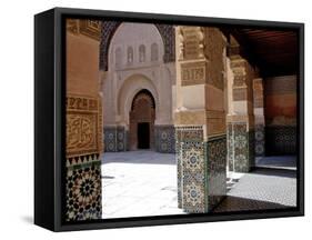 Medersa Ben Youssef, Medina, Marrakesh, Morroco-De Mann Jean-Pierre-Framed Stretched Canvas