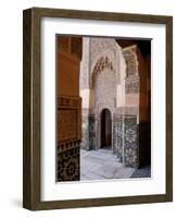 Medersa Ben Youssef, Medina, Marrakesh, Morroco-De Mann Jean-Pierre-Framed Photographic Print